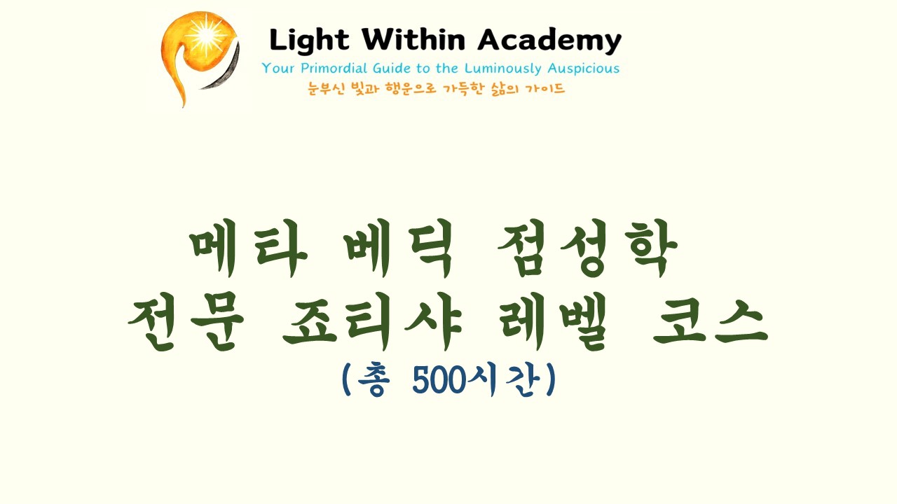 전문 죠티샤 레벨 코스
