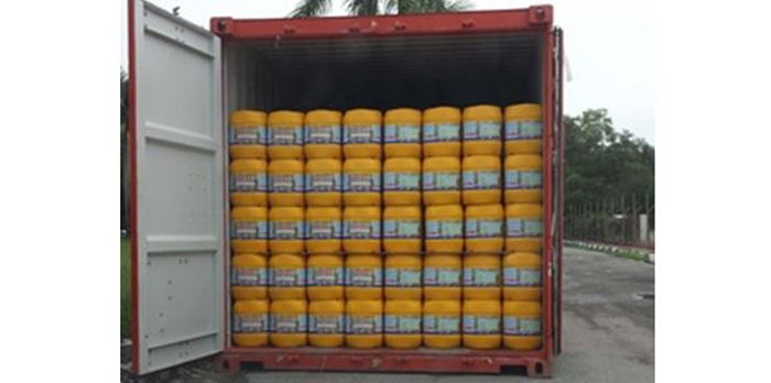 Export of UN jerrycan in container